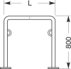 Fahrrad-Anlehnbügel
verzinkt, L 750 mm
zum Einbetonieren - More 5