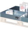 Kleingebindewanne Pal.
1200x800x100 mm - More 6