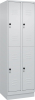 Doppelst. Schrank CLASSIC
B600xT500xH1950 mm
RAL 7035/7035, 2x2Abteile - More 5
