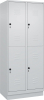 Doppelst. Schrank CLASSIC
B800xT500xH1950 mm
RAL 7035/7035, 2x2Abteile - More 5