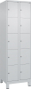 Fächerschrank CLASSIC
B600xT500xH1950 mm
RAL 7035/7035, 2x5 Fächer - More 5