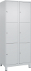 Fächerschrank CLASSIC
B800xT500xH1950 mm
RAL 7035/7035, 2x3 Fächer - More 5