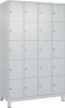 Fächerschrank CLASSIC
B1200xT500xH1950 mm
RAL 7035/7035, 4x5 Fächer - More 5