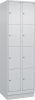 Fächerschrank CLASSIC
B600xT500xH1950 mm
RAL 7035/7035, 2x4 Fächer - More 5
