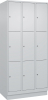Fächerschrank CLASSIC
B900xT500xH1950 mm
RAL 7035/7035, 3x3 Fächer - More 5