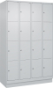 Fächerschrank CLASSIC
B1200xT500xH1950 mm
RAL 7035/7035, 4x4 Fächer - More 5
