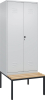 S/W-Gard.-Schrank CLASSIC
B800xT500xH2120 mm
RAL 7035/7035, 2 Abteile - More 5