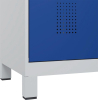 Garderobenschrank EVOLO
mit 100 mm hohen Füßen
RAL 7035/5010, 1 Abteil - More 6