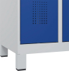 Garderobenschrank EVOLO
mit 100 mm hohen Füßen
RAL 7035/5010, 2 Abteile - More 6