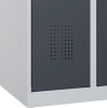 Garderobenschrank EVOLO
bodenstehend
RAL 7035/7016, 2 Abteile - More 6