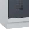 Garderobenschrank EVOLO
mit 100 mm hohem Sockel
RAL 7035/7016, 1 Abteil - More 6