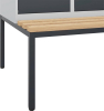 S/W-Gard.-Schrank EVOLO
mit untergeb. Sitzbank
RAL 7035/7016, 2 Abteile - More 6