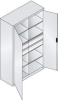 Flügeltürenschrank
B1200xT500xH1950 mm
RAL7035/7016,4Schubladen - More 6