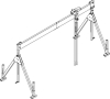 Aluportalkran stationär
H1730-2980 mm
500 kg TL 4000 mm - More 6