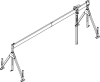 Aluportalkran stationär
H1730-2980 mm
1000 kg TL 6000 mm - More 6