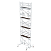 Rollgerüst m. Fahrbalken
Plattform B2450xT750 mm
Plattformhöhe 8,45 m - More 6