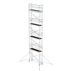 Rollgerüst m. Fahrbalken
Plattform B2450xT750 mm
Plattformhöhe 9,45 m - More 6