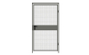 Einzeltür
Trennwandsystem Vario
B1000xH2200 mm RAL 7037 - More 5