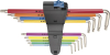 Winkelschraubendreher-
Satz lang Edelstahl
9-teilig T8-T40
Halfefunktion Color Wera - More 6