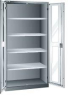 Flügeltürenschrank
B1000xT580xH1950mm
RAL 5012,Sichtfenstertür - More 6