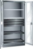 Flügeltürenschrank
B1000xT580xH1950mm
RAL 7035,Sichtfenstertür - More 6