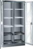 Flügeltürenschrank
B1000xT580xH1950mm
RAL 7035,Sichtfenstertür - More 6