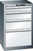 Schubladenschrank 27x27E
B564xT572xH850mm
RAL 7035 - More 6