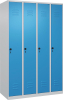 Garderobenschrank CLASSIC
B1200xT500xH1850 mm
RAL 7035/5012, 4 Abteile - More 6