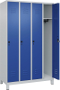 Garderobenschrank CLASSIC
B1200xT500xH1950 mm
RAL 7035/5010, 4 Abteile - More 6
