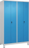 S/W-Gard.-Schrank CLASSIC
B1200xT500xH1950 mm
RAL 7035/5012, 4 Abteile - More 6