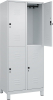 Doppelst. Schrank CLASSIC
B800xT500xH1950 mm
RAL 7035/7035, 2x2Abteile - More 6