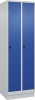 Garderobenschrank CLASSIC
B600xT500xH1950 mm
RAL 7035/5010, 2 Abteile - More 6