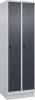 Garderobenschrank CLASSIC
B600xT500xH1950 mm
RAL 7035/7016, 2 Abteile - More 6