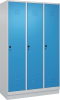 Gard.-Schrank TW CLASSIC
B1200xT500xH1950 mm
RAL 7035/5012, 3 Abteile - More 6