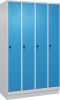 Garderobenschrank CLASSIC
B1200xT500xH1950 mm
RAL 7035/5012, 4 Abteile - More 6