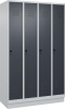 Garderobenschrank CLASSIC
B1200xT500xH1950 mm
RAL 7035/7016, 4 Abteile - More 6