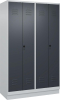 S/W-Gard.-Schrank CLASSIC
B1200xT500xH1950 mm
RAL 7035/7016, 4 Abteile - More 6