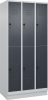 Doppelst. Schrank CLASSIC
B900xT500xH1950 mm
RAL 7035/7016, 3x2Abteile - More 6