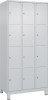 Fächerschrank CLASSIC
B900xT500xH1950 mm
RAL 7035/7035, 3x4 Fächer - More 6
