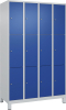 Fächerschrank CLASSIC
B1200xT500xH1950 mm
RAL 7035/5010, 4x3 Fächer - More 6