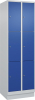 Fächerschrank CLASSIC
B600xT500xH1950 mm
RAL 7035/5010, 2x3 Fächer - More 6