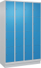Fächerschrank CLASSIC
B1200xT500xH1950 mm
RAL 7035/5012, 4x4 Fächer - More 6