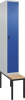 Garderobenschrank CLASSIC
B300xT500xH2120 mm
RAL 7035/5010, 1 Abteil - More 6