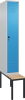 Garderobenschrank CLASSIC
B300xT500xH2120 mm
RAL 7035/5012, 1 Abteil - More 6