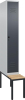 Garderobenschrank CLASSIC
B300xT500xH2120 mm
RAL 7035/7016, 1 Abteil - More 6
