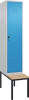 Gard.-Schrank TW CLASSIC
B400xT500xH2120 mm
RAL 7035/5012, 1 Abteil - More 6