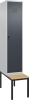 Gard.-Schrank TW CLASSIC
B400xT500xH2120 mm
RAL 7035/7016, 1 Abteil - More 6