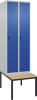Garderobenschrank CLASSIC
B600xT500xH2120 mm
RAL 7035/5010, 2 Abteile - More 6