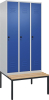Garderobenschrank CLASSIC
B900xT500xH2120 mm
RAL 7035/5010, 3 Abteile - More 6