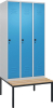 Garderobenschrank CLASSIC
B900xT500xH2120 mm
RAL 7035/5012, 3 Abteile - More 6